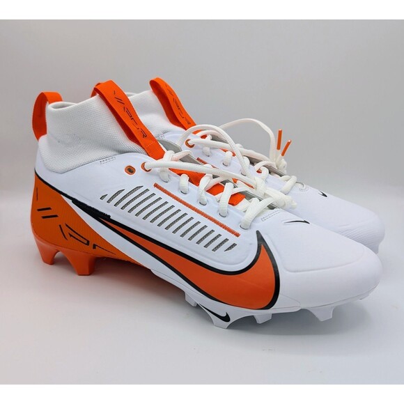 Nike Vapor Edge Pro 360 2 TB Football Cleats White Orange Mens 11 FQ4044-100 - Picture 1 of 7
